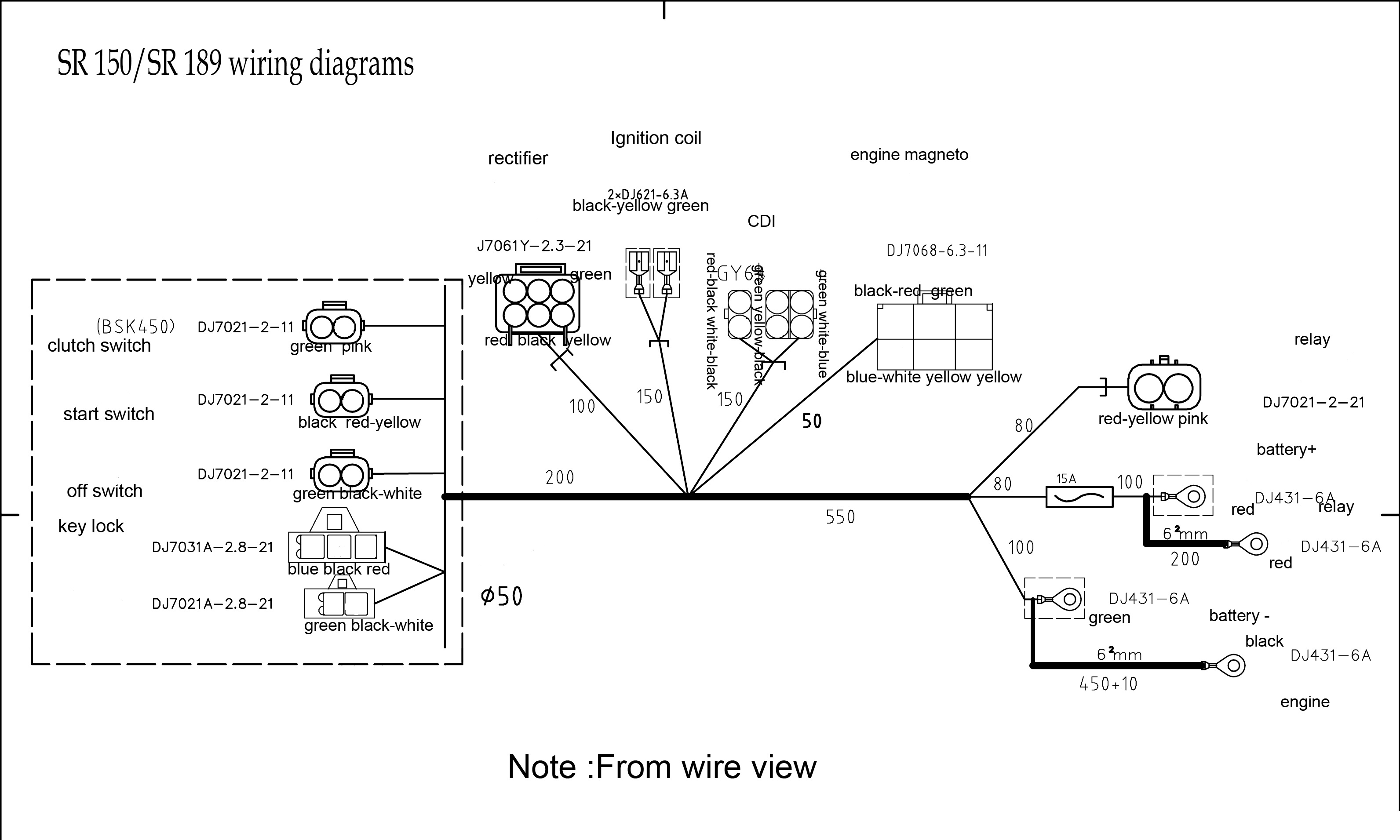 Mini Bike Wiring Diagram from www.ssrmotorsports.com